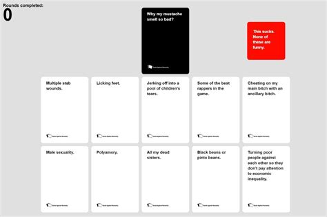 Cards Against Humanity Online Pl Playing Cards Against Humanity last night : thebachelor